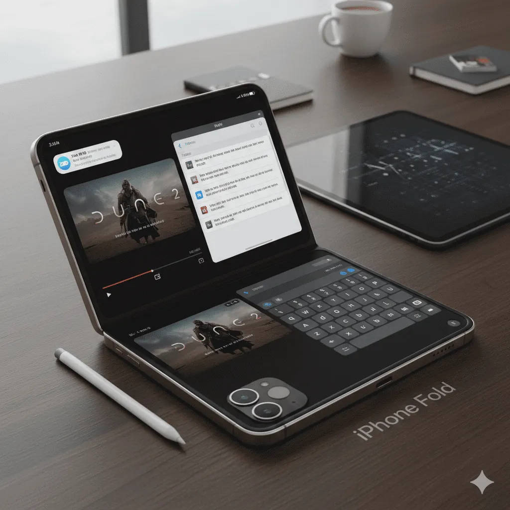 iPhone Fold sẽ có màn hình ngoài nhỏ 5,3 inch: đây chính là chiến lược "gập rộng" đằng sau ý tưởng thiết kế