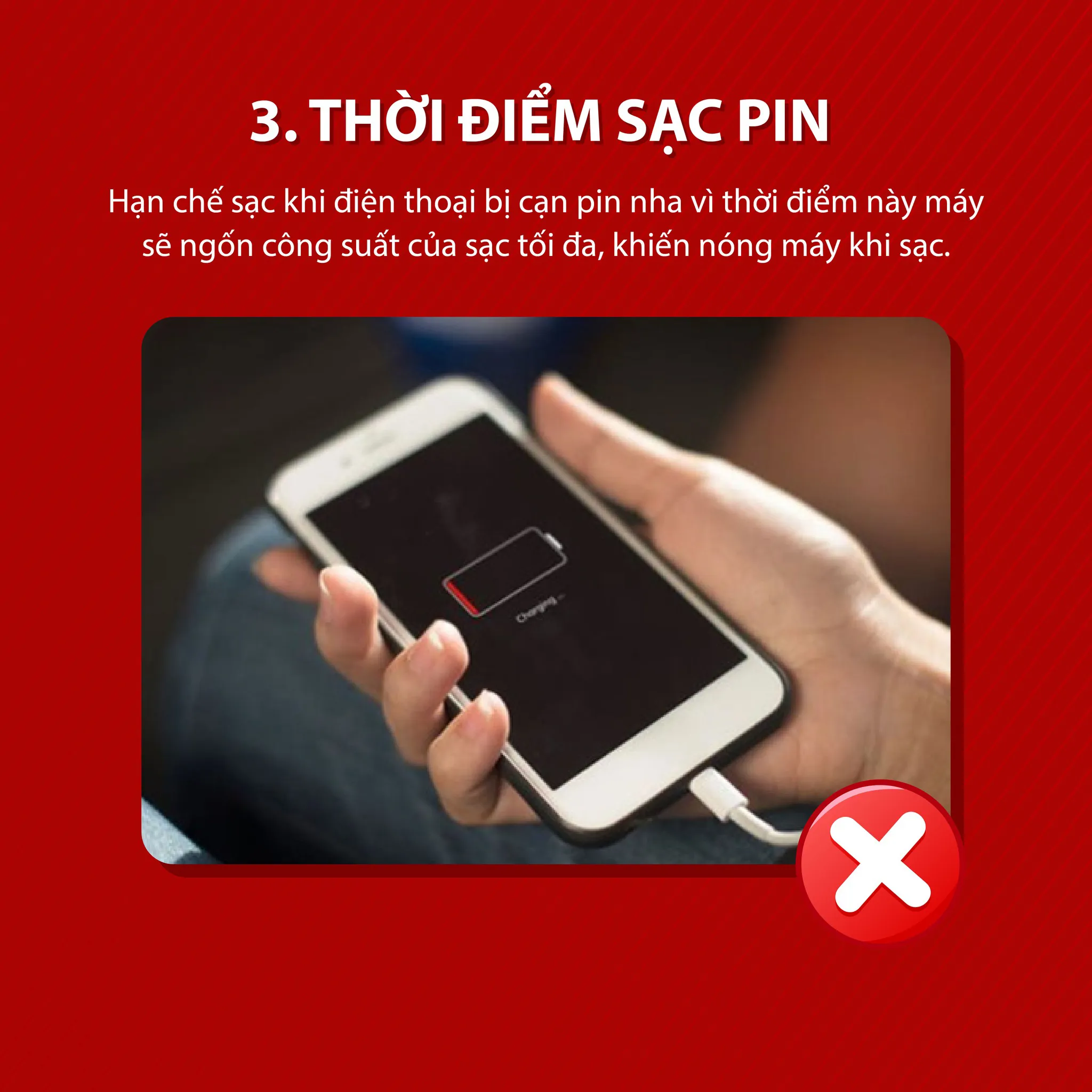 iPhone bị nóng máy khi sạc pin