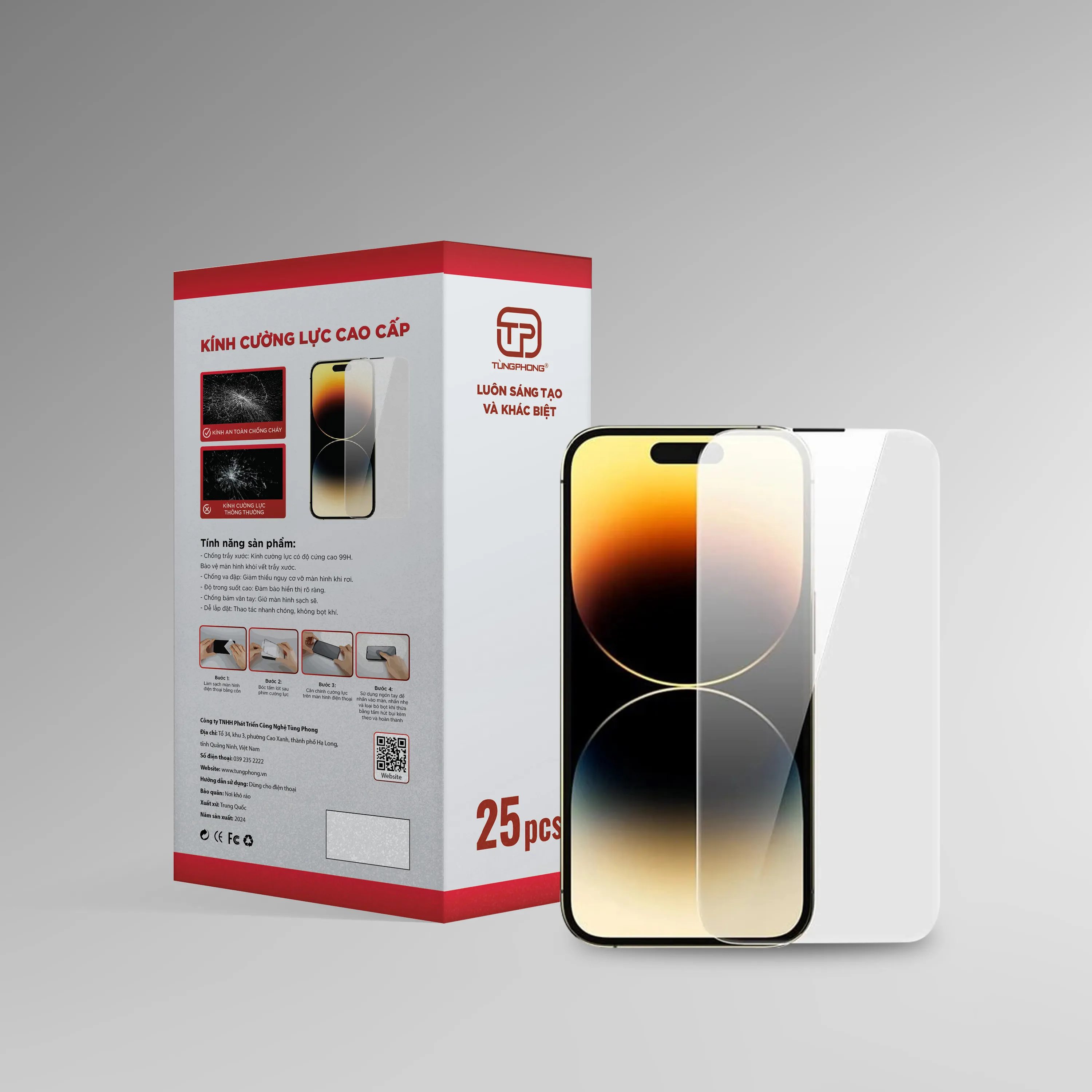 KÍNH CƯỜNG LỰC IPHONE TP (LOẠI FULL MÀN - TỪ IPHONE X ĐẾN IPHONE MỚI NHẤT)