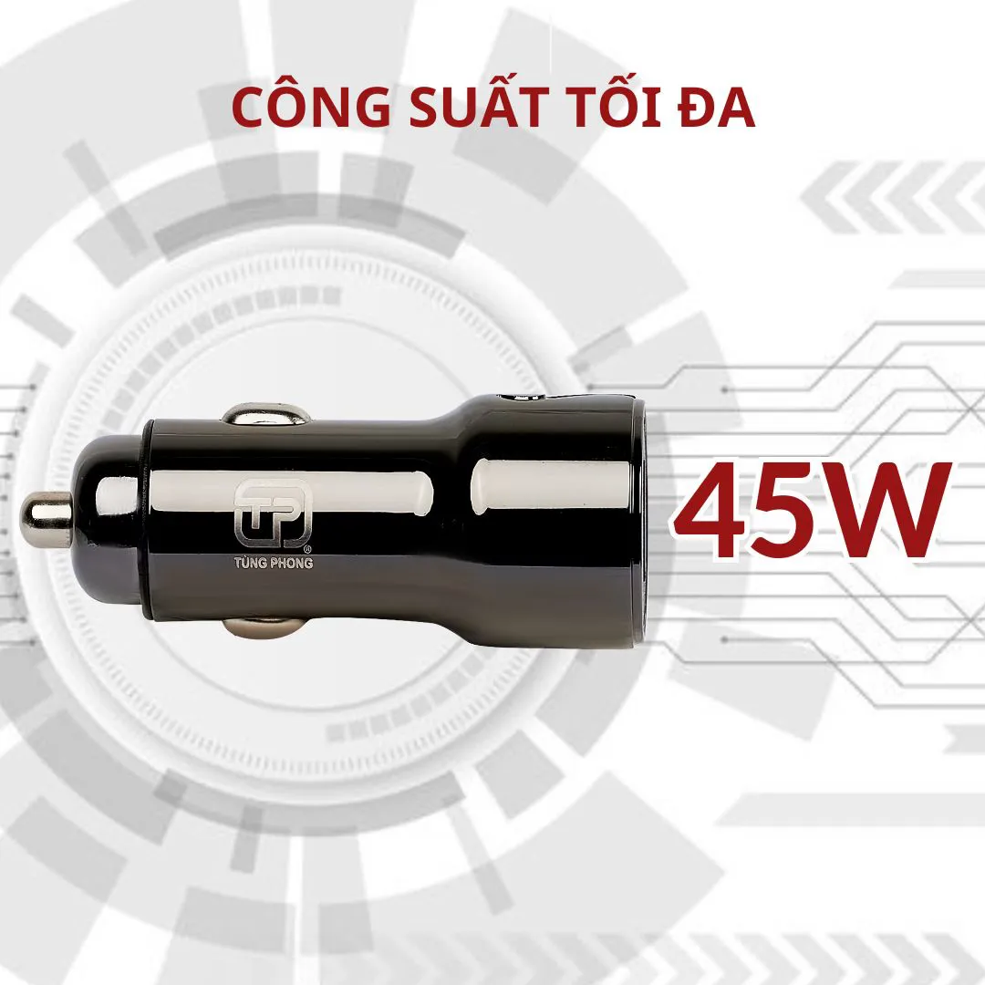 Củ sạc ô tô CG20 Plus