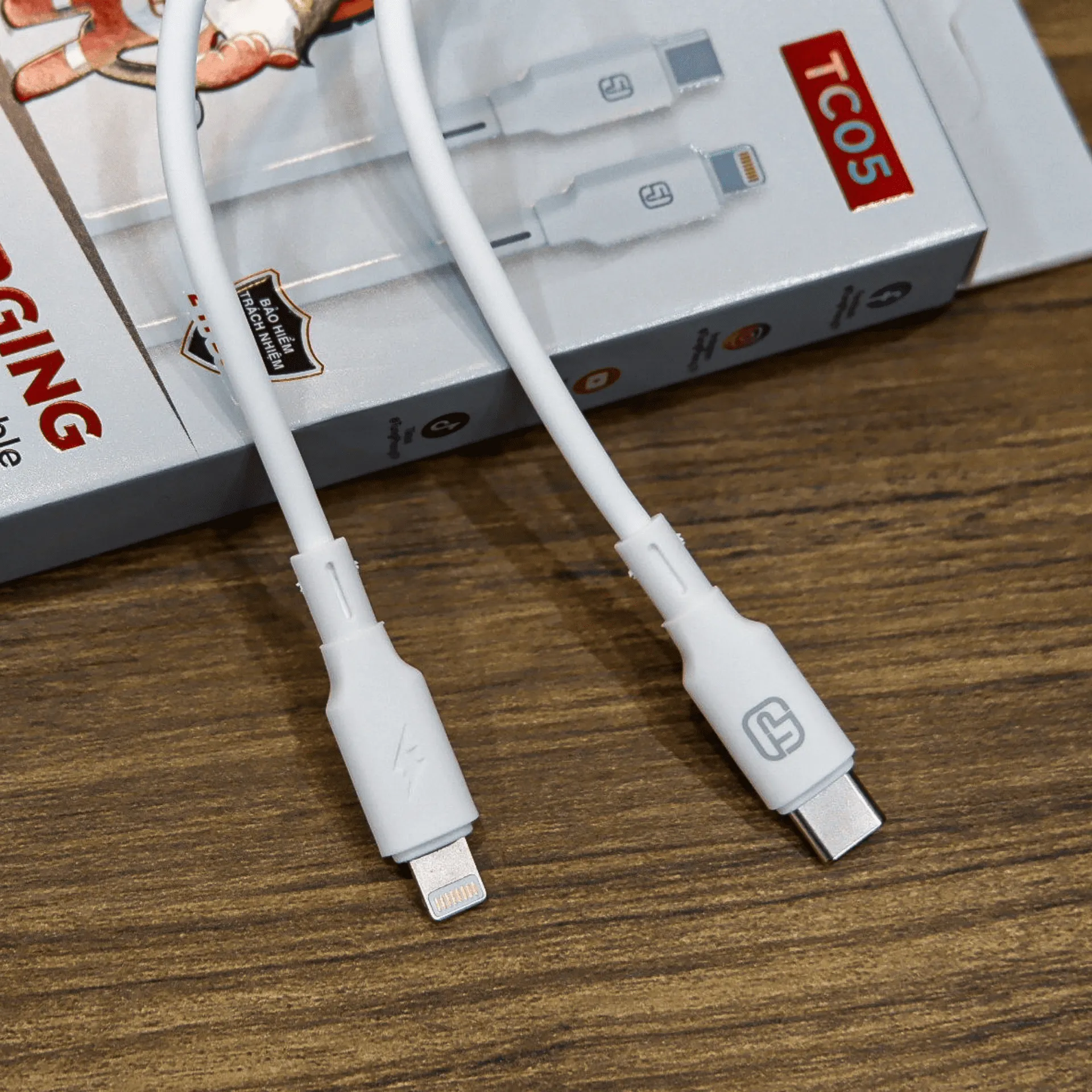 Dây Cáp Sạc TC05 - Chất Liệu Silicone, Chống Cháy, 27W