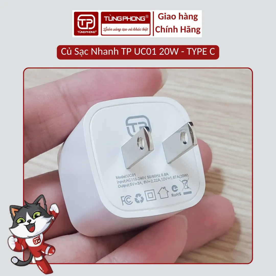 Củ Sạc UC01 Giải Pháp Sạc Nhanh Thế Hệ Mới