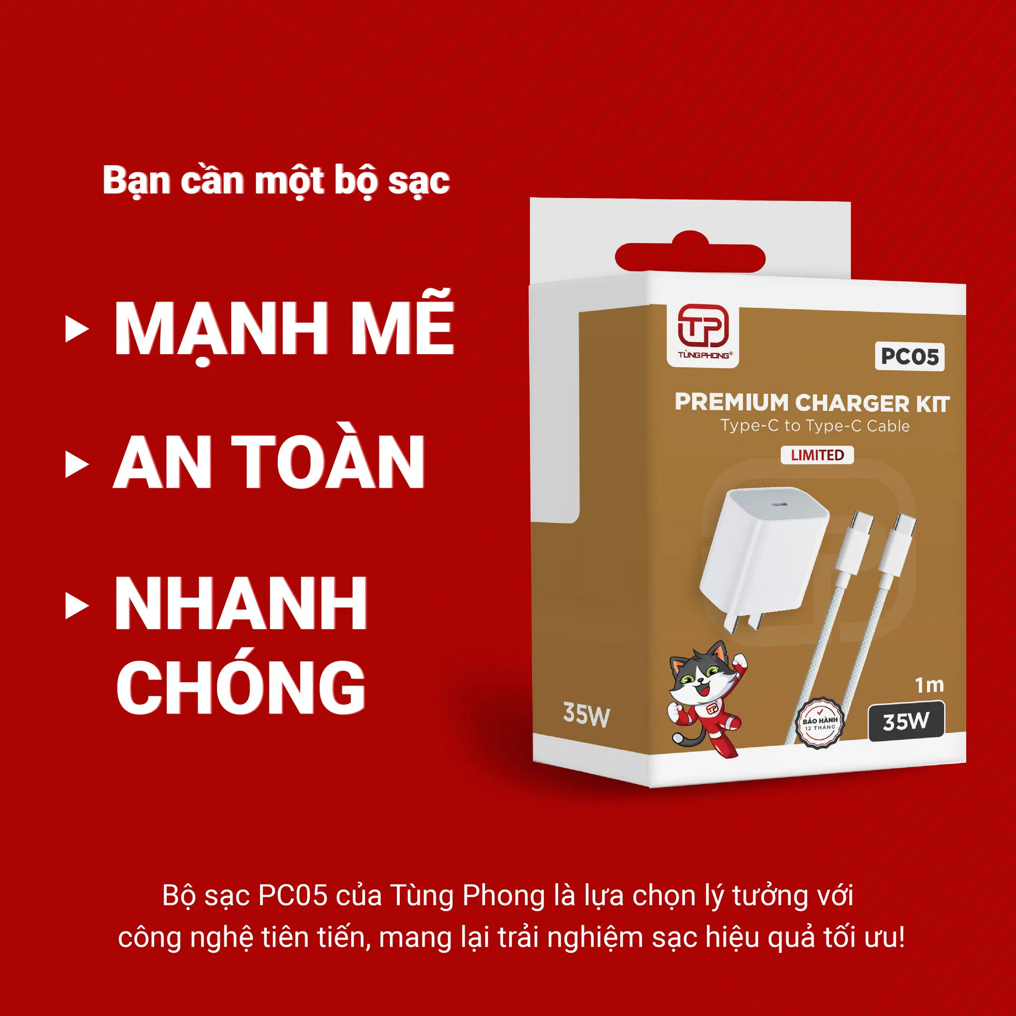 Bộ sạc nhanh sa mạc PC05