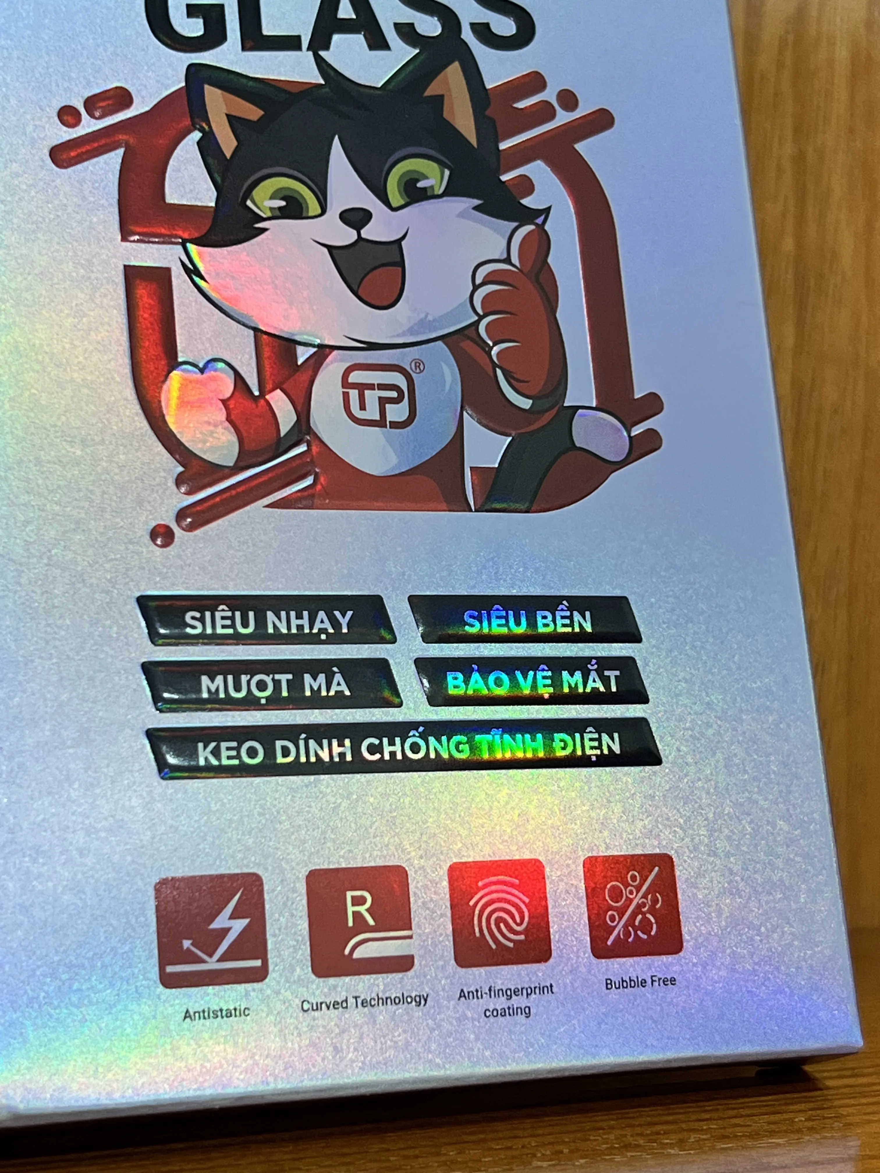 KÍNH CƯỜNG LỰC CL68 (Hi TP) - KEO CHỐNG TĨNH ĐIỆN, CHỊU LỰC 45KG