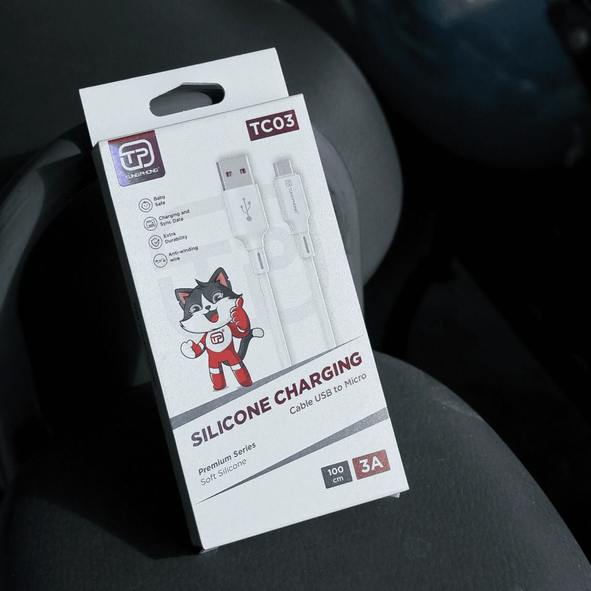 Dây Cáp Sạc TC03 là lựa chọn hoàn hảo cho người dùng đang tìm kiếm một sản phẩm bền – đẹp – hiệu suất cao