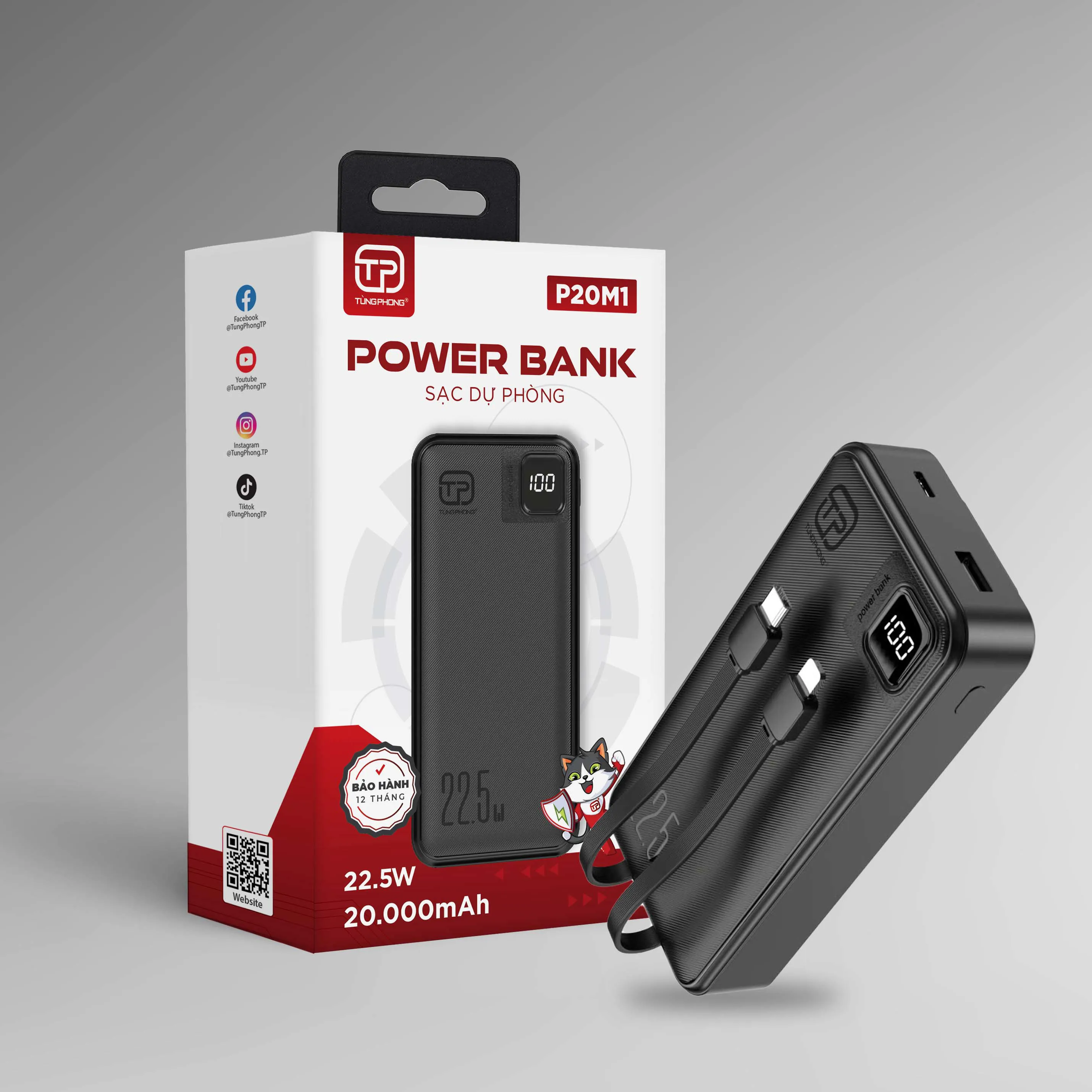 Thông Số Kỹ Thuật Pin Sạc Dự Phòng P20M1 Thông Số Kỹ Thuật Pin Sạc Dự Phòng P20M1