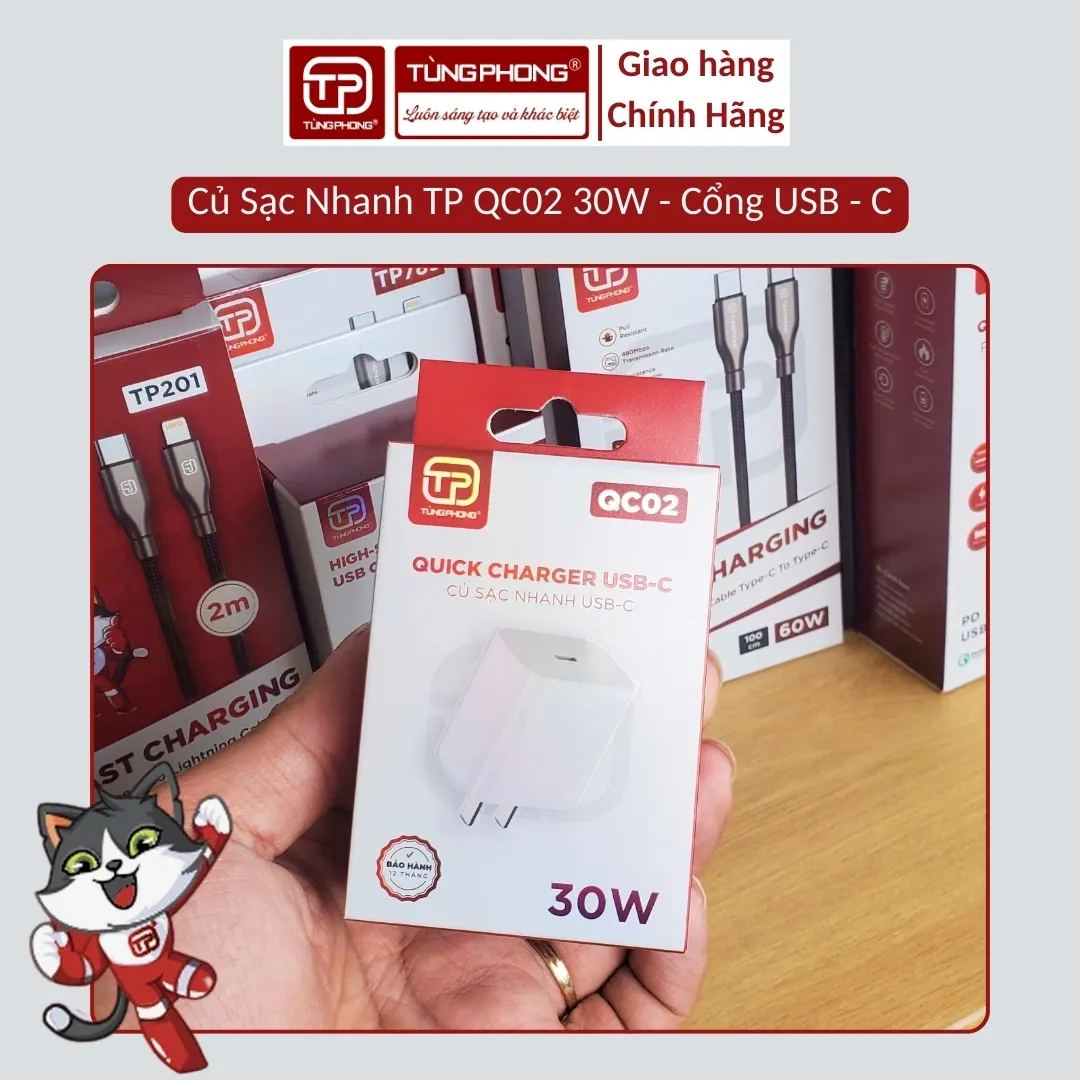 Củ Sạc QC02, Sạc Nhanh 30W