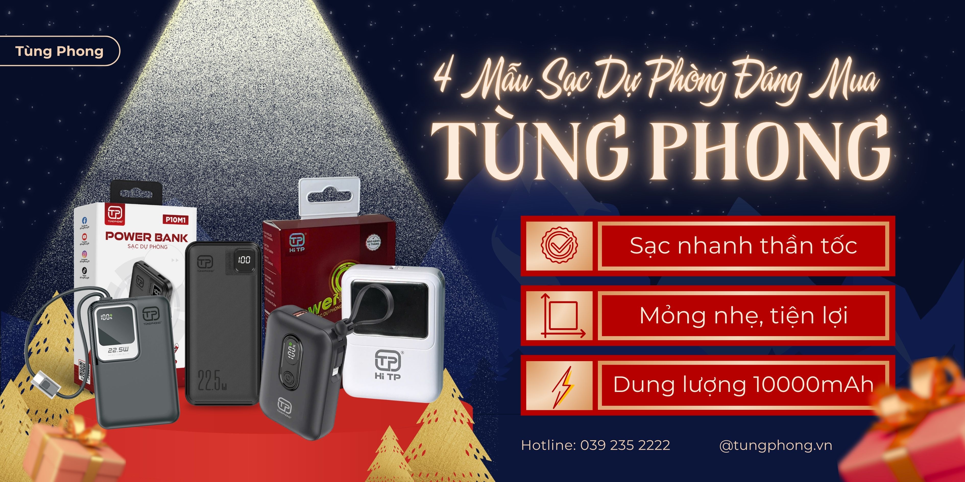 4 Mẫu Pin Sạc Dự Phòng TP Đáng Mua Nhất 2026 – Mỏng Nhẹ, Sạc Nhanh Thần Tốc