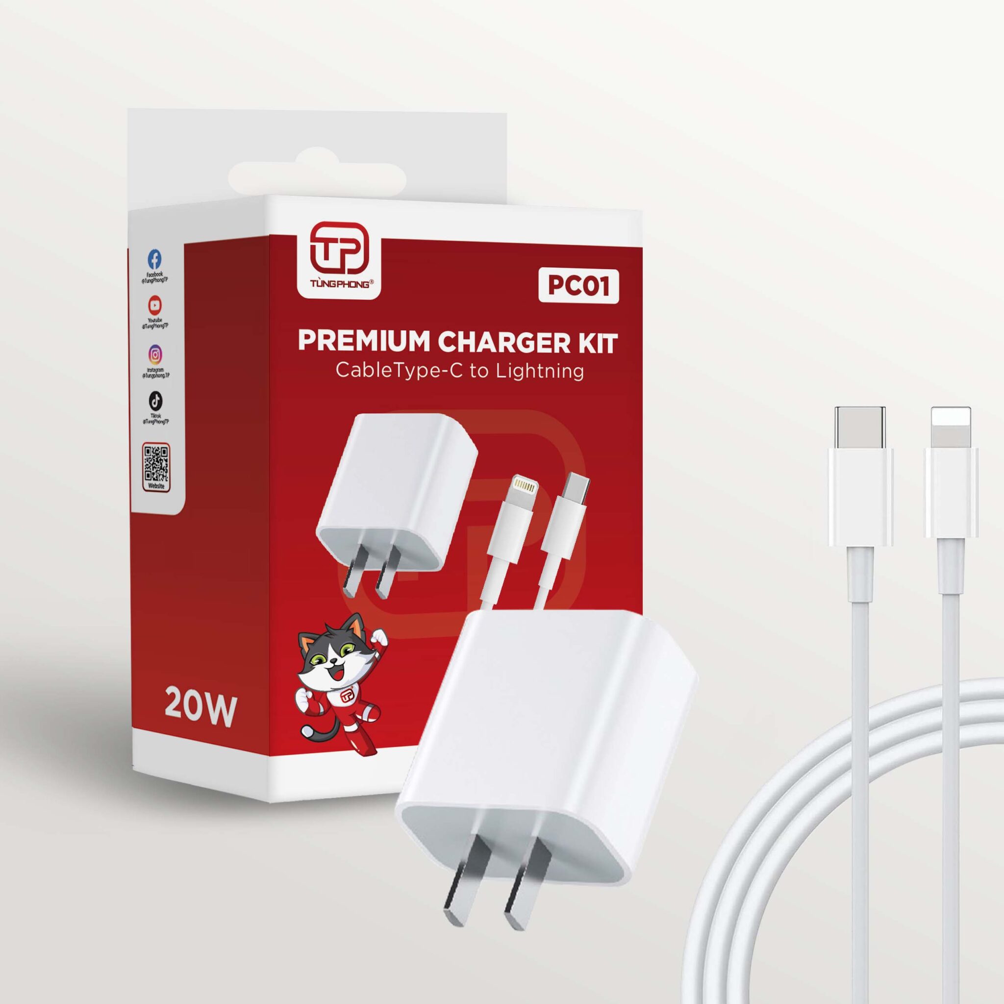 Bộ Sạc Nhanh PC01 Nhỏ Gọn