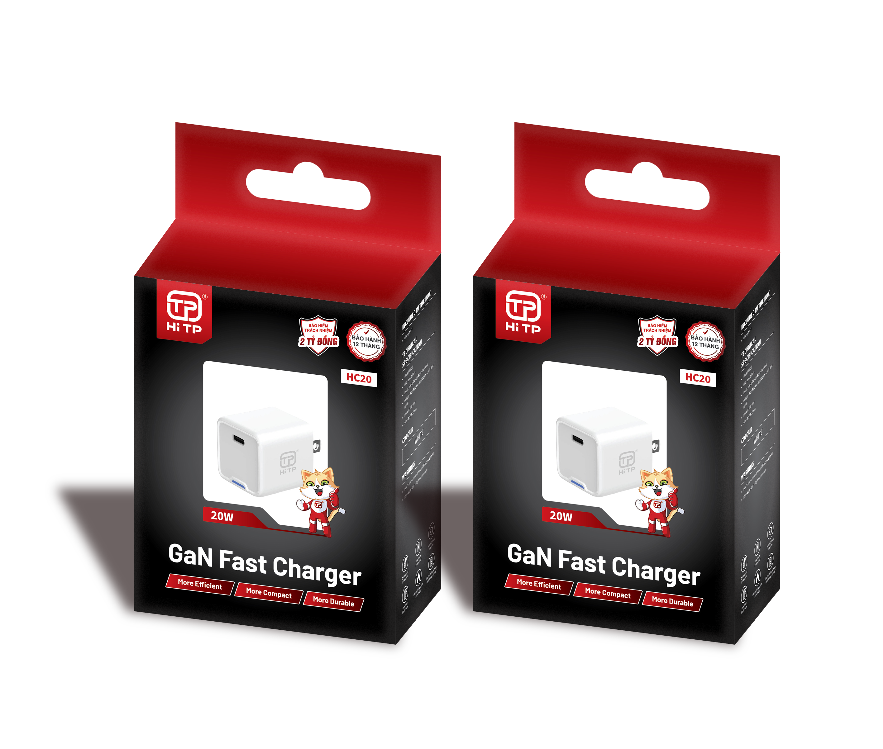 Củ Sạc HC20 - Sạc Nhanh Công Nghệ GaN