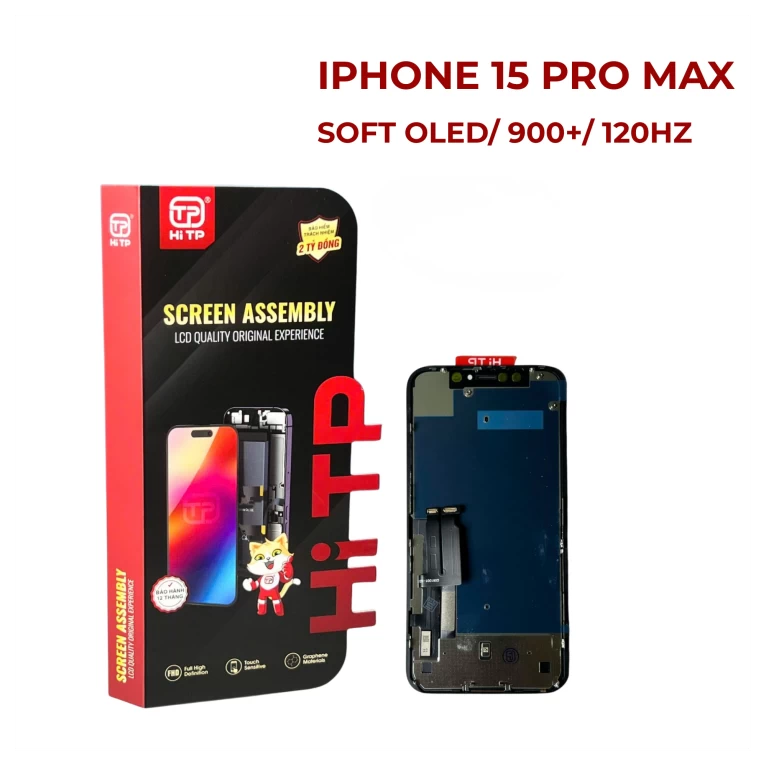 Màn hình iPhone 15 Pro Max (Hard Oled). Thương hiệu Hi TP